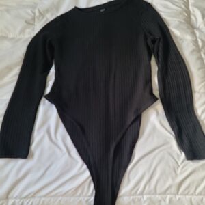 Black Long Sleeve Bodysuit